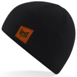 Bonnet en coton double noir