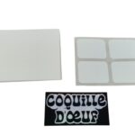 Stickers "eggshell" ultra destructible (x200)