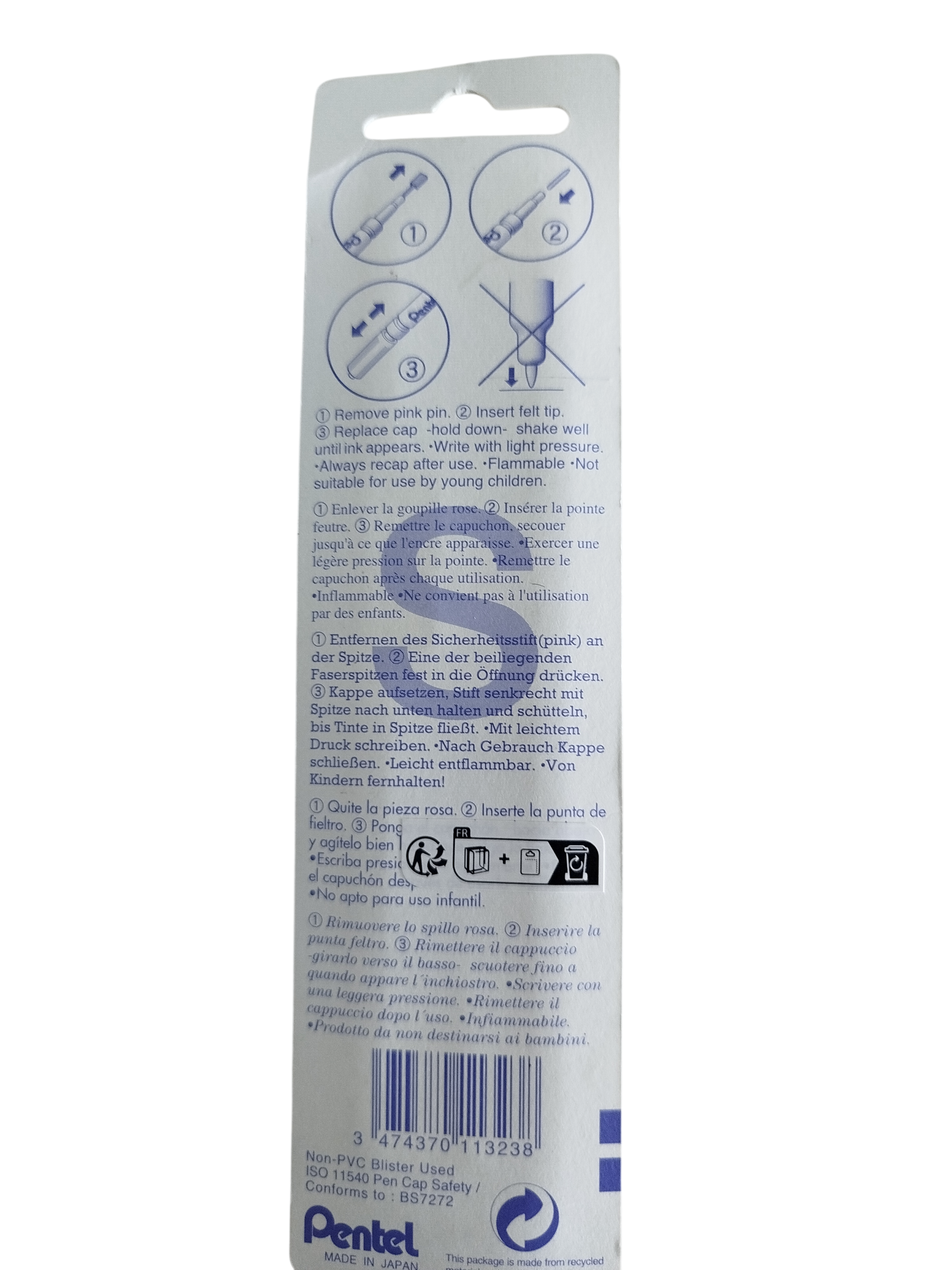 Marqueur peinture PENTEL 100WS – Image 2