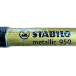 Stabilo Metallic 950 - permanent pointe 2 mm - or ou argent