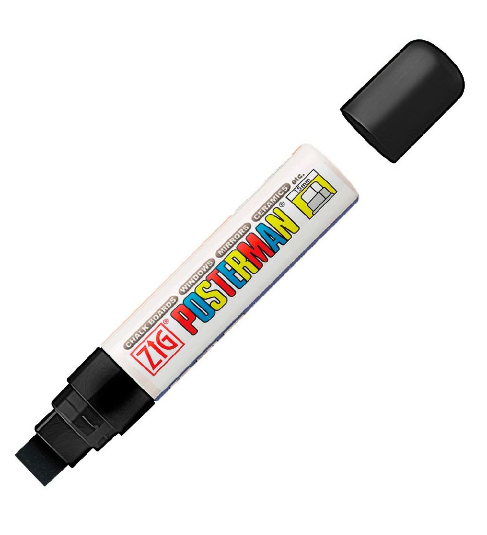 Marker ZIG POSTERMAN - 15 mm - noir